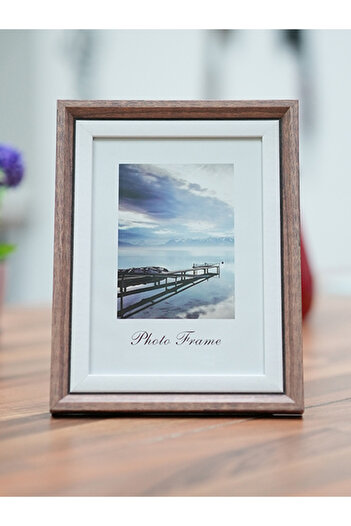 BSP Wooden Brown Colored 10X15 cm Photo Frame