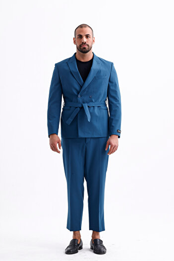 Koch London Erkek Battal Boy Pantolon - Modern ve Şık Tasarım, Mavi