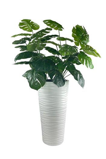 Nettenevime Τεχνητό Monstera White Long Beach σε Βάζο 120cm 36 φύλλα