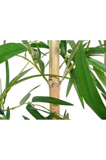 Nettenevime Yapay Bambu Sopası 12 Yapraklı 150cm Yapay Çiçek Bambu Duvarı