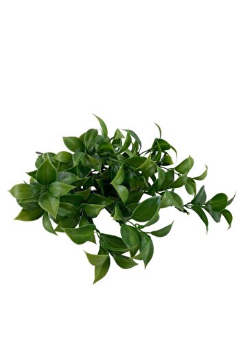 Nettenevime Yapay Çiçek Yeşil Limon Yaprağı Demet Şimşir Demeti Garnitür Aradal Dekoratif Yapay Bitki