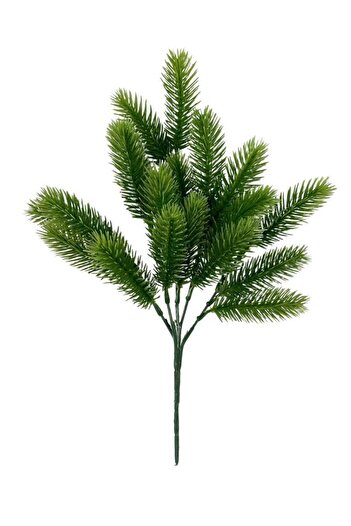 Nettenevime Yapay Çiçek Ponpon Çam Garnitür Aradal Dekoratif Yapay Bitki 30cm