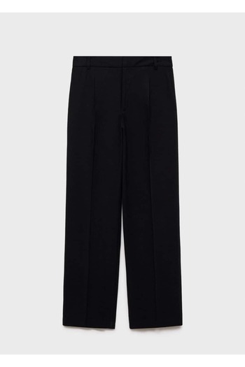 MANGO Woman Pleated Straight Cut Trousers