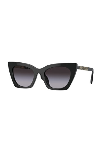 BURBERRY Kids Woman Cat Eye Sunglasses- Be 4372u - Lense Size:52mm - Black