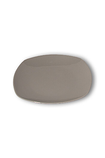 Dania 6-Piece Porcelain Plate Set Grey 26cm