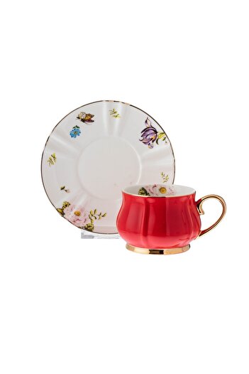 Dania Set of 2 tea cups and saucers, 200 ml capacity