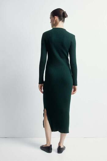 H&M MAMA Rib-knit turtleneck dress