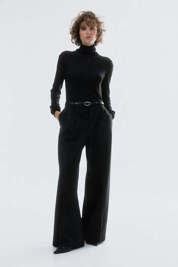 H&M Wide twill trousers