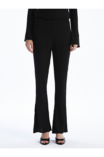 LC Waikiki Lcwaikiki Basic Elastic Waist Shiny Looking Women's Knitwear Pants