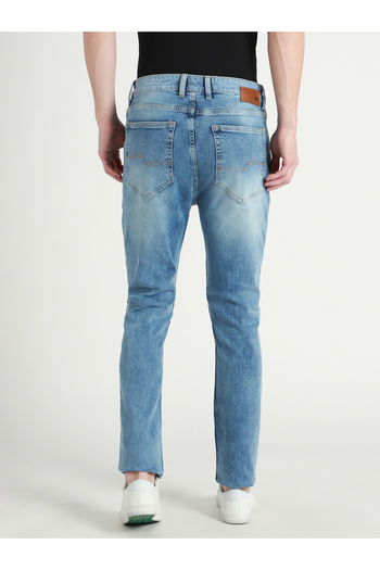 Dennis Lingo By Styli Mid Rise Slim Fit Faded Jeans