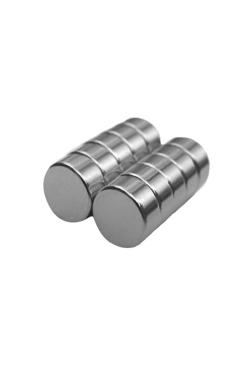 NeoHobi [5 Adet] Neodyum Mıknatıs Çap: 15mm Kalınlık: 5mm [D15x5] NdFeB Güçlü Mıknatıs – Yuvarlak [NM011]