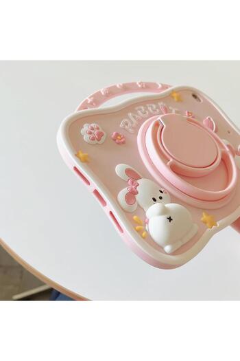 UnDePlus Case for Samsung Galaxy Tab A8 10.5 Sm-X200 2021 Case Cute Dolls with Stand Fun 3D Character Kids Case