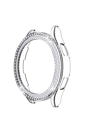 UnDePlus Samsung Galaxy Watch 4 5 6 7 Fe 40 mm - Case with Stones Edge, Screen Protector