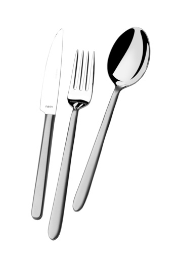 Narin Plaides Dessert Fork - Matte - 12 Pieces