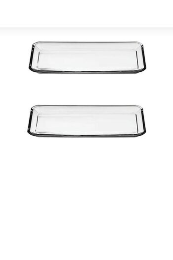 Paşabahçe Grace Crystallin Serving Plate Crystal Glass (PACK OF 2) 68017