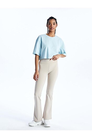 LC Waikiki LCW Active Women's Tights - Elastic Waist, Wide Leg