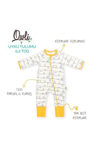 Owli Sleeping Bag 0.2 Tog Early Birds Yellow