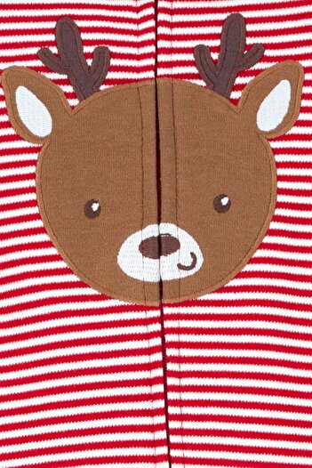 Carter's New Year Cotton Jumpsuit Deer
