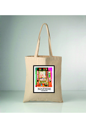 MODA Matisse Painting Printed Raw Cloth Shoulder Bag