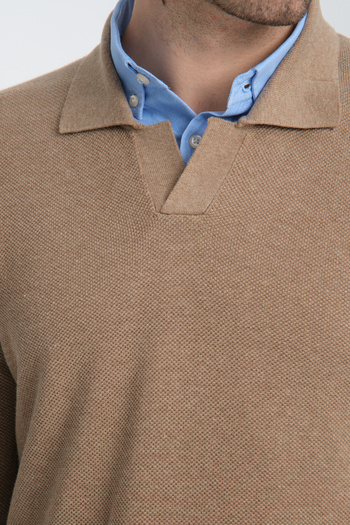 Frappoli Polo Neck Sports Sweater - Thessaloniki Knit