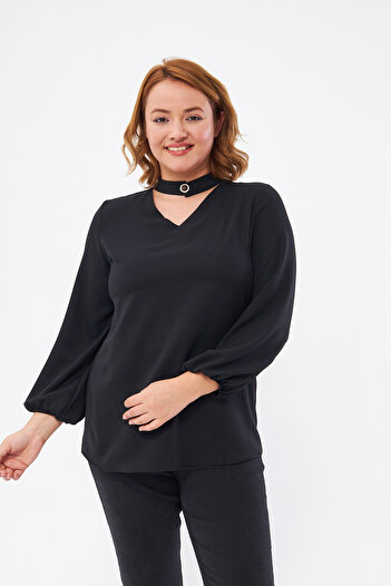UNIQUE LADY Plus Size Women's Blouse