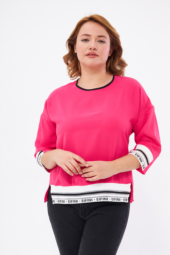 UNIQUE LADY Striped Sports Blouse