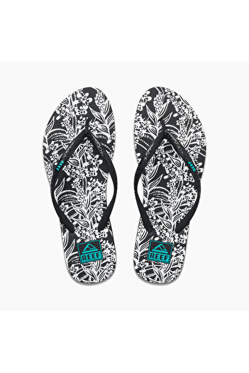 Reef Seaside Prints - Black/White Paisley
