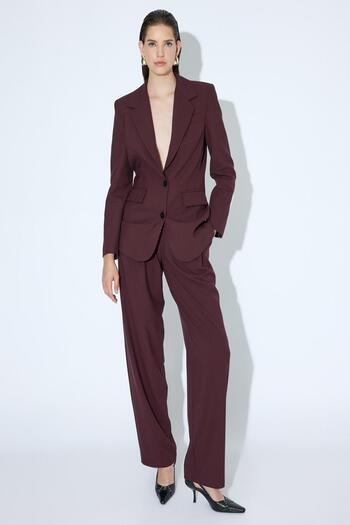 Koton Burgundy Women's Pants 5Wak40152Uw