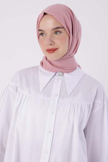 ALLDAY Pink-Medine Silk Shawl