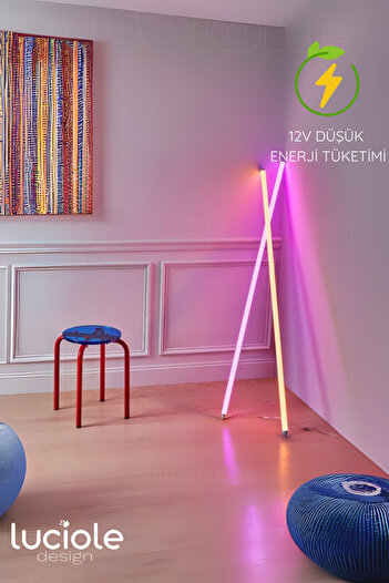 luciole Rgb Led Strip Tube Light  Led ışık Uzaktan Kumandalı Işık Lamba Ampül aydınlatma Renkli LTUBE2