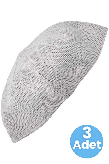 Uniquetrenders 3-шарова ткана шапка з візерунком, якісна шапка для молитви