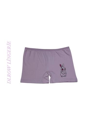 DLROW Pantaloni scurți pentru fete cu imprimeu 3s