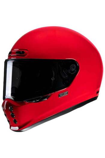 HJC V10 KAPALI KASK KOYU KIRMIZI