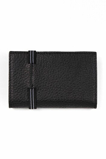 Tudors Genuine Leather Men's Black Wallet