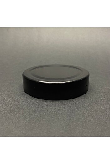 vipgross 70mm Twist-Off Deep Black Metal Cover - 10 Pcs (Compatible with 350Cc Jars of 3 Layers 15-18 Sets)