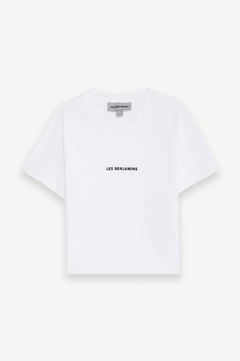 LES BENJAMINS Fitted Tee 406 Women's White T-Shirt
