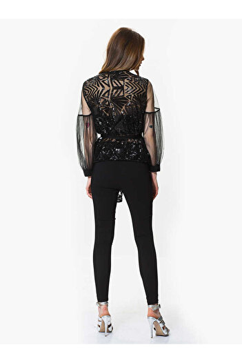Roman Skinny Kadın Pantolon Siyah Y1712016_001