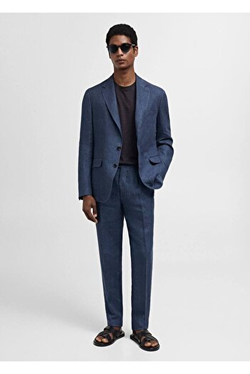 MANGO Man Μπουφάν Blazer από 100% Houndstooth