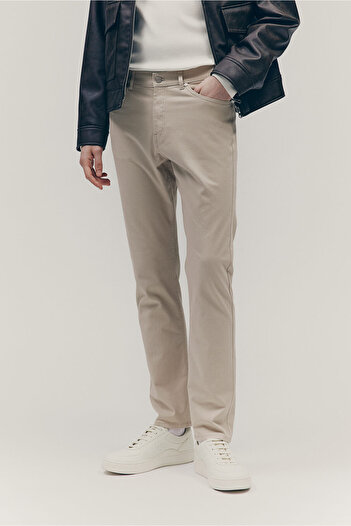 H&M Slim Fit Pamuklu Gabardin Pantolon