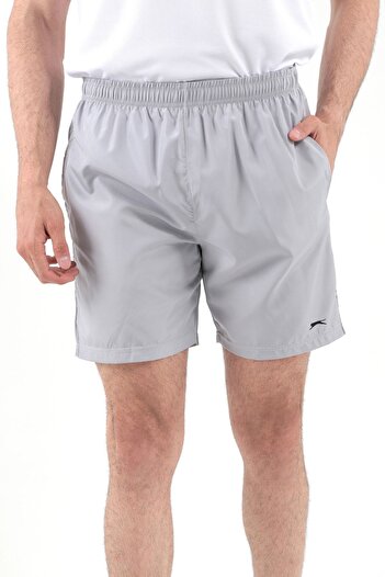 Slazenger Ανδρικό μαγιό Άνετο σορτς με τσέπες γκρι