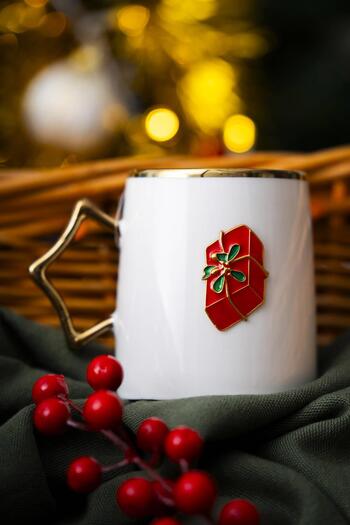 ACAR Jersey New Year's Red Gift Box Mug - 210 ml