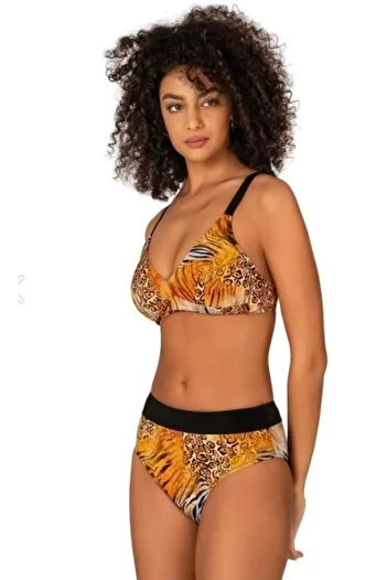 RAPAPA Endeep Women's Tiger Pattern Recovery Bikini Set 22336