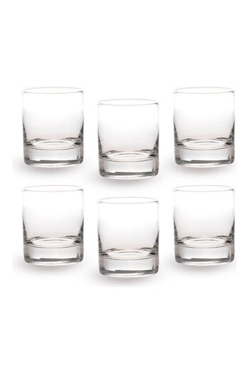 LİBBEY 6-Piece Beverage Cup Set Clear 7 x 7 x 8cm