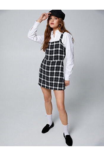Koton Overall aus Tweed-Shorts mit Trägern
