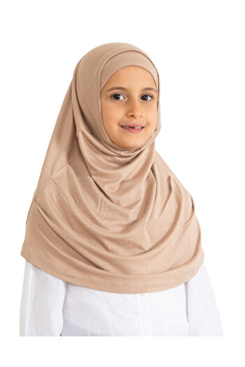 Modish Group Children's Ready-To-Wear Headscarf Shawl Turban Viscose - Dark Mink