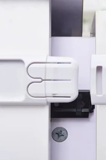 tafce 2 Pieces of Resealable Children's Drawer Cabinet Corner Safety Lock