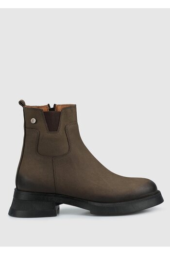 Provoq Women's Boots - Khaki Leather
