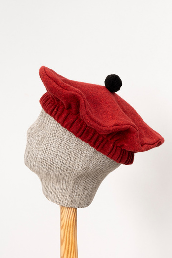 aden kids Rochie roșie pentru fetiță - cu pălărie, design special pentru iarnă (3-8 ANI)
