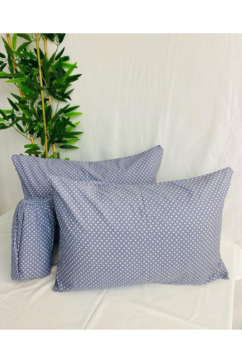 mihriban Polka Dot Pattern Don'T Want Iron Fabric Cotton Sheet Set