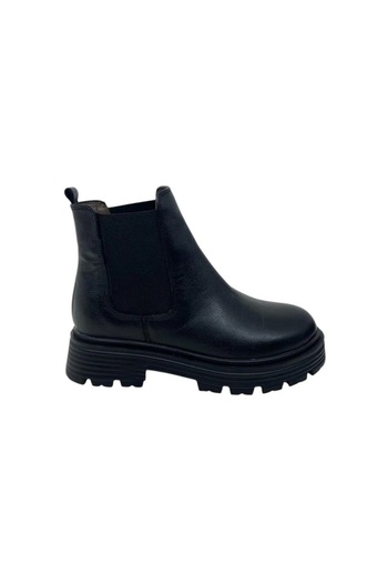 BELOX Women's Genuine Leather Orthopedic Ultra Light Thick Sole Daily Elastic Chelsea Boots